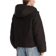 GUESS 4G BOXY PUFFER JACKET ΜΠΟΥΦΑΝ ΓΥΝΑΙΚΕΙΟ BLACK