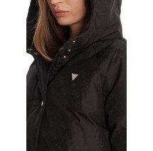 GUESS 4G BOXY PUFFER JACKET ΜΠΟΥΦΑΝ ΓΥΝΑΙΚΕΙΟ BLACK