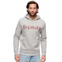 SUPERDRY CORE LOGO CLASSIC ΜΠΛΟΥΖΑ ΦΟΥΤΕΡ ΑΝΔΡΙΚΗ GREY