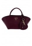 GUESS BOLENA MINI SATCHEL ΤΣΑΝΤΑ ΓΥΝΑΙΚΕΙΑ WINE
