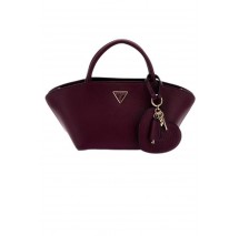 GUESS BOLENA MINI SATCHEL ΤΣΑΝΤΑ ΓΥΝΑΙΚΕΙΑ WINE