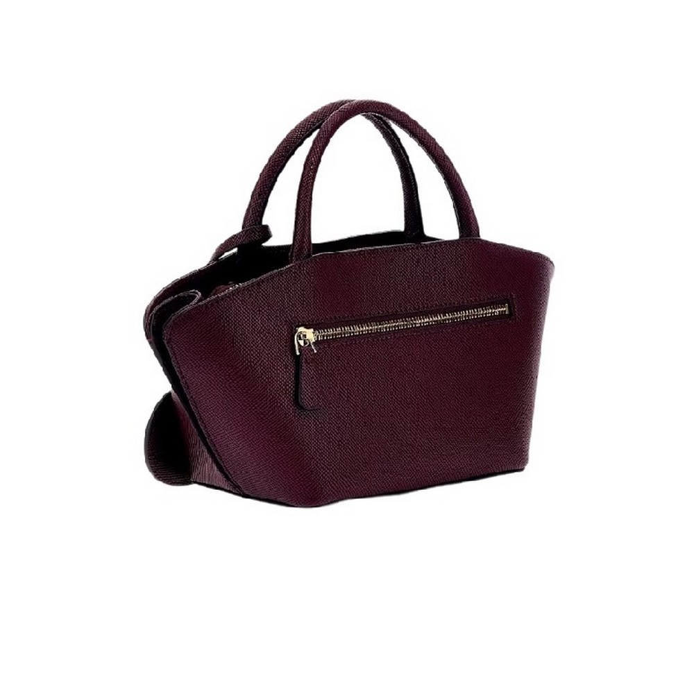 GUESS BOLENA MINI SATCHEL ΤΣΑΝΤΑ ΓΥΝΑΙΚΕΙΑ WINE