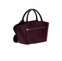 GUESS BOLENA MINI SATCHEL ΤΣΑΝΤΑ ΓΥΝΑΙΚΕΙΑ WINE