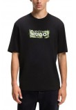 HUGO BOSS NIVIOTEE JERSEY T-SHIRT ΜΠΛΟΥΖΑ ΑΝΔΡΙΚΗ BLACK