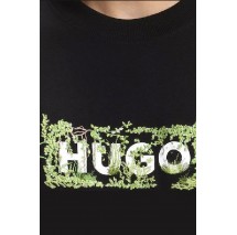HUGO BOSS NIVIOTEE JERSEY T-SHIRT ΜΠΛΟΥΖΑ ΑΝΔΡΙΚΗ BLACK