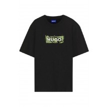 HUGO BOSS NIVIOTEE JERSEY T-SHIRT ΜΠΛΟΥΖΑ ΑΝΔΡΙΚΗ BLACK