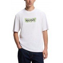 HUGO BOSS NIVIOTEE JERSEY T-SHIRT ΜΠΛΟΥΖΑ ΑΝΔΡΙΚΗ WHITE