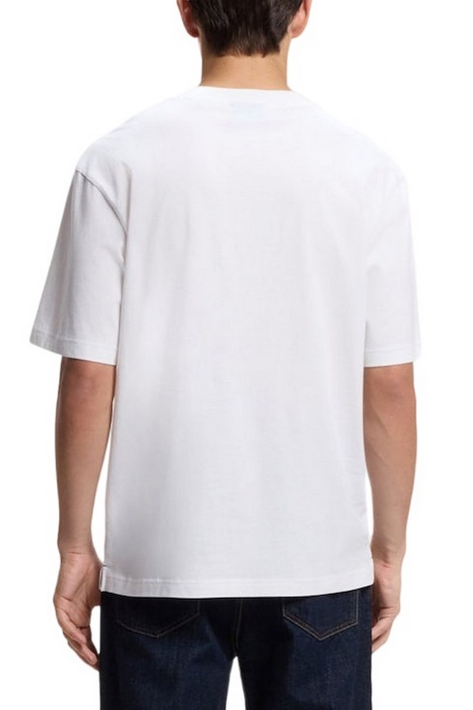 HUGO BOSS NIVIOTEE JERSEY T-SHIRT ΜΠΛΟΥΖΑ ΑΝΔΡΙΚΗ WHITE