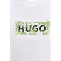 HUGO BOSS NIVIOTEE JERSEY T-SHIRT ΜΠΛΟΥΖΑ ΑΝΔΡΙΚΗ WHITE