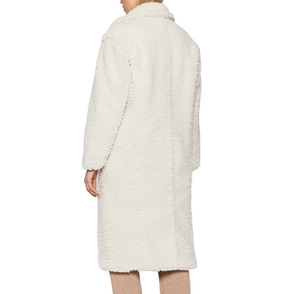 UGG GERTRUDE LONG TEDDY COAT ΓΟΥΝΑ ΓΥΝΑΙΚΕΙΑ WHITE