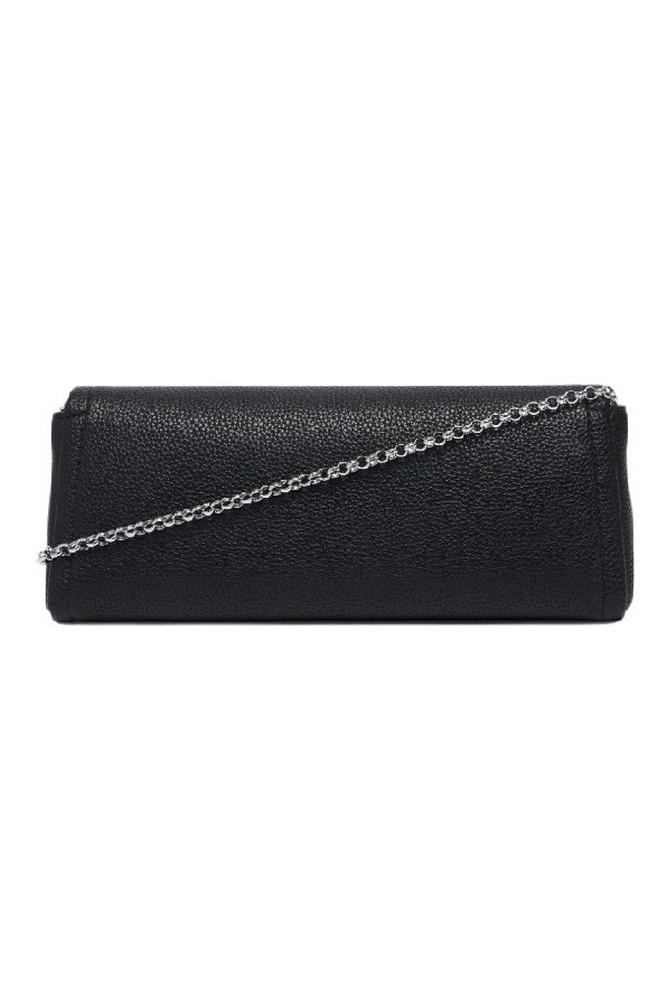 CALVIN KLEIN EMBLEM HW PEBBLE CLUTCH ΤΣΑΝΤΑ ΓΥΝΑΙΚΕΙΑ BLACK