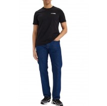 CALVIN KLEIN 30s EU SPW SPLIT STNDRD GRAPH T-SHIRT ΜΠΛΟΥΖΑ ΑΝΔΡΙΚΗ BLACK