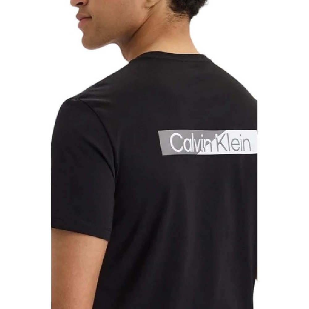 CALVIN KLEIN 30s EU SPW SPLIT STNDRD GRAPH T-SHIRT ΜΠΛΟΥΖΑ ΑΝΔΡΙΚΗ BLACK