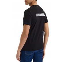 CALVIN KLEIN 30s EU SPW SPLIT STNDRD GRAPH T-SHIRT ΜΠΛΟΥΖΑ ΑΝΔΡΙΚΗ BLACK