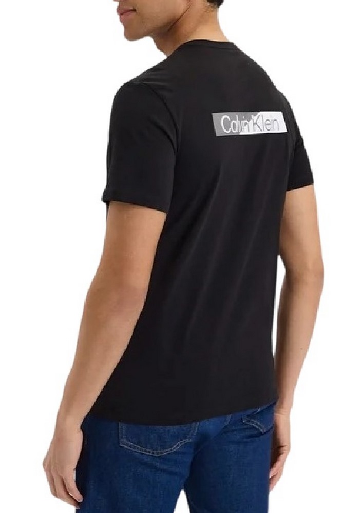 CALVIN KLEIN 30s EU SPW SPLIT STNDRD GRAPH T-SHIRT ΜΠΛΟΥΖΑ ΑΝΔΡΙΚΗ BLACK