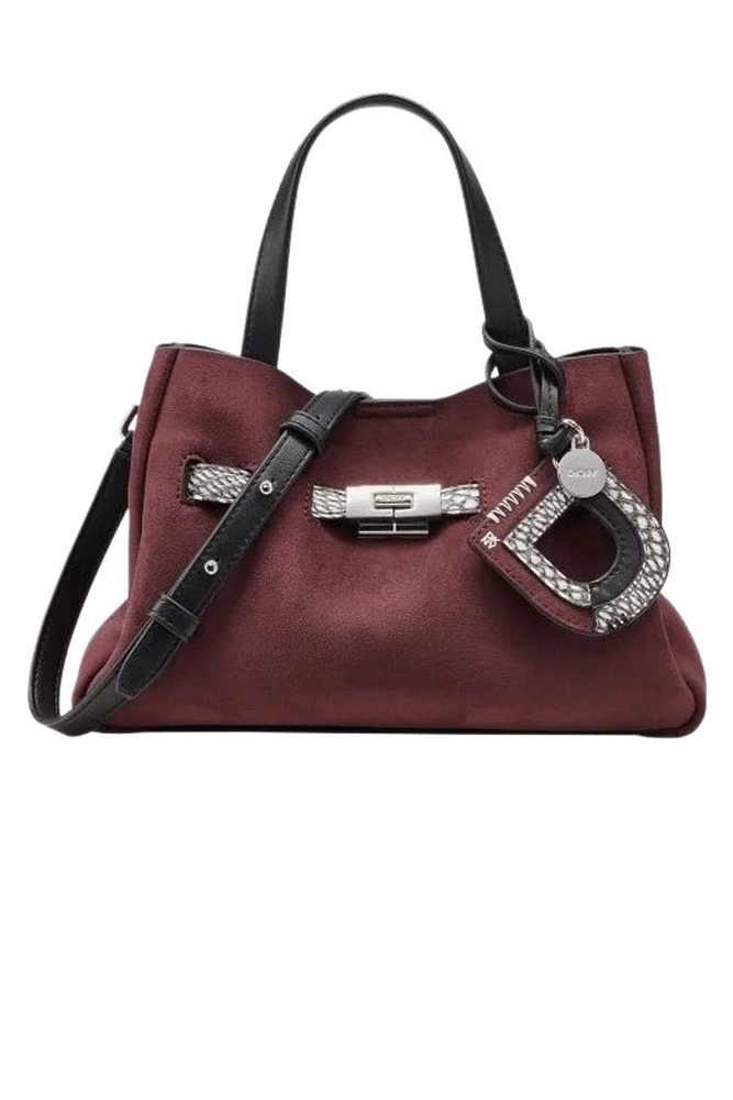 DKNY BRYAR SM SATCHEL BAG R62DMK44 ΤΣΑΝΤΑ ΓΥΝΑΙΚΕΙΑ BORDEAUX