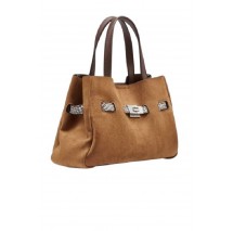 DKNY BRYAR SM SATCHEL BAG R62DMK44 ΤΣΑΝΤΑ ΓΥΝΑΙΚΕΙΑ ALMOND