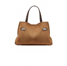 DKNY BRYAR SM SATCHEL BAG R62DMK44 ΤΣΑΝΤΑ ΓΥΝΑΙΚΕΙΑ ALMOND