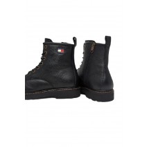 TOMMY JEANS ARCHIVE 01 TUMBLE LACE UP WARM ΠΑΠΟΥΤΣΙ ΑΝΔΡΙΚΟ BLACK