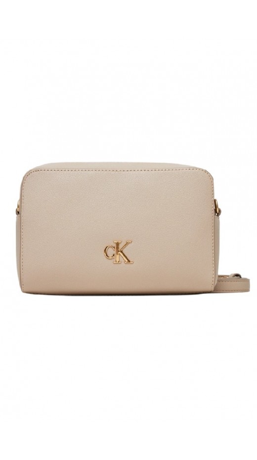 CALVIN KLEIN MINIMAL MONOGRAM CAMERA BAG 20 ΤΣΑΝΤΑ ΓΥΝΑΙΚΕΙΑ TAUPE