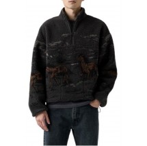 LEVIS® IDYLLWILD SHERPA POPOVER ΦΟΥΤΕΡ ΑΝΔΡΙΚΟ BLACK/GREY