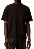 CALVIN KLEIN JEANS 16S AUG CALVIN KLN TRVL GRAPH T-SHIRT ΜΠΛΟΥΖΑ ΑΝΔΡΙΚΗ BLACK