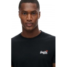 SUPERDRY D1 ESSENTIAL CONTRAST EMB T-SHIRT ΜΠΛΟΥΖΑ ΑΝΔΡΙΚΗ BLACK