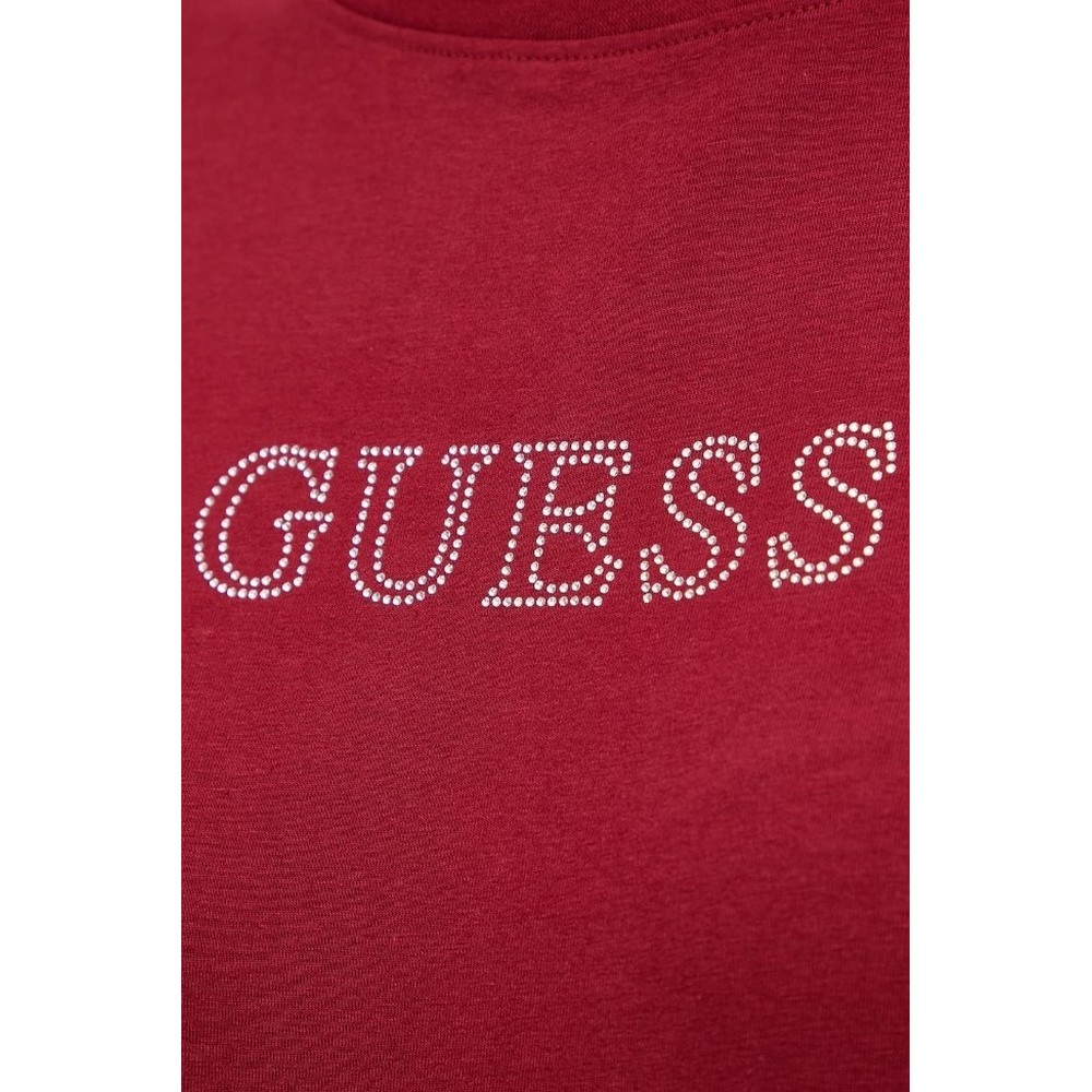 GUESS BRIANA T-SHIRT ΜΠΛΟΥΖΑ ΓΥΝΑΙΚΕΙΑ WINE