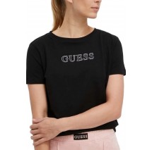GUESS BRIANA T-SHIRT ΜΠΛΟΥΖΑ ΓΥΝΑΙΚΕΙΑ BLACK
