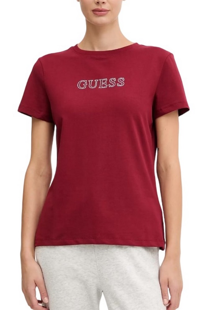 GUESS BRIANA T-SHIRT ΜΠΛΟΥΖΑ ΓΥΝΑΙΚΕΙΑ WINE