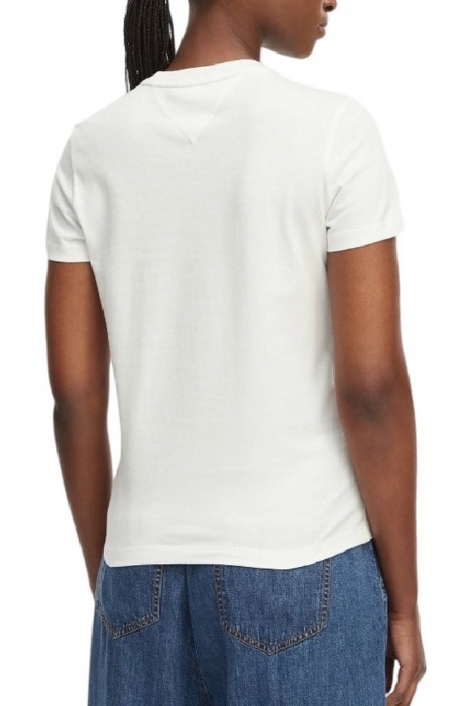 TOMMY JEANS REG BUBBLE TEE EXT T-SHIRT ΜΠΛΟΥΖΑ ΓΥΝΑΙΚΕΙΑ ECRU