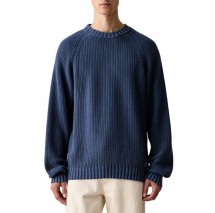 HUGO BOSS SONDYE-1 SWEATER ΜΠΛΟΥΖΑ ΠΛΕΚΤΗ ΑΝΔΡΙΚΗ NAVY