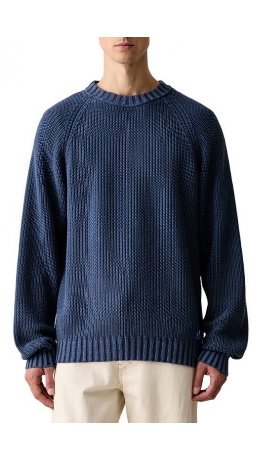 HUGO BOSS SONDYE-1 SWEATER ΜΠΛΟΥΖΑ ΠΛΕΚΤΗ ΑΝΔΡΙΚΗ NAVY
