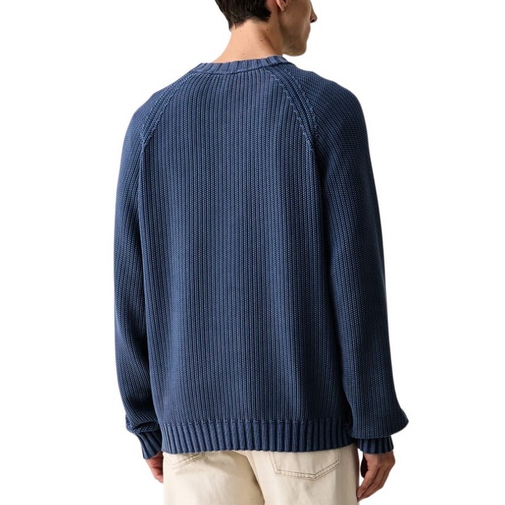 HUGO BOSS SONDYE-1 SWEATER ΜΠΛΟΥΖΑ ΠΛΕΚΤΗ ΑΝΔΡΙΚΗ NAVY
