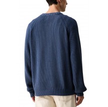 HUGO BOSS SONDYE-1 SWEATER ΜΠΛΟΥΖΑ ΠΛΕΚΤΗ ΑΝΔΡΙΚΗ NAVY