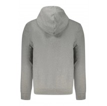 CALVIN KLEIN 350TERRY MICRO MNLG HOODIE ΦΟΥΤΕΡ ΜΠΛΟΥΖΑ ΑΝΔΡΙΚΗ GREY