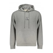 CALVIN KLEIN 350TERRY MICRO MNLG HOODIE ΦΟΥΤΕΡ ΜΠΛΟΥΖΑ ΑΝΔΡΙΚΗ GREY