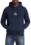CALVIN KLEIN 350TERRY MICRO MNLG HOODIE ΦΟΥΤΕΡ ΜΠΛΟΥΖΑ ΑΝΔΡΙΚΗ NAVY