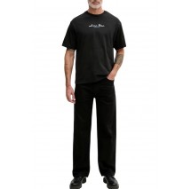 CALVIN KLEIN JEANS 16s CK TRVL LINES GRAPHIC T-SHIRT ΜΠΛΟΥΖΑ ΑΝΔΡΙΚΗ BLACK