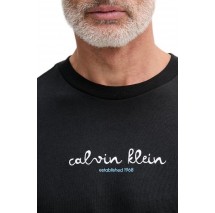 CALVIN KLEIN JEANS 16s CK TRVL LINES GRAPHIC T-SHIRT ΜΠΛΟΥΖΑ ΑΝΔΡΙΚΗ BLACK