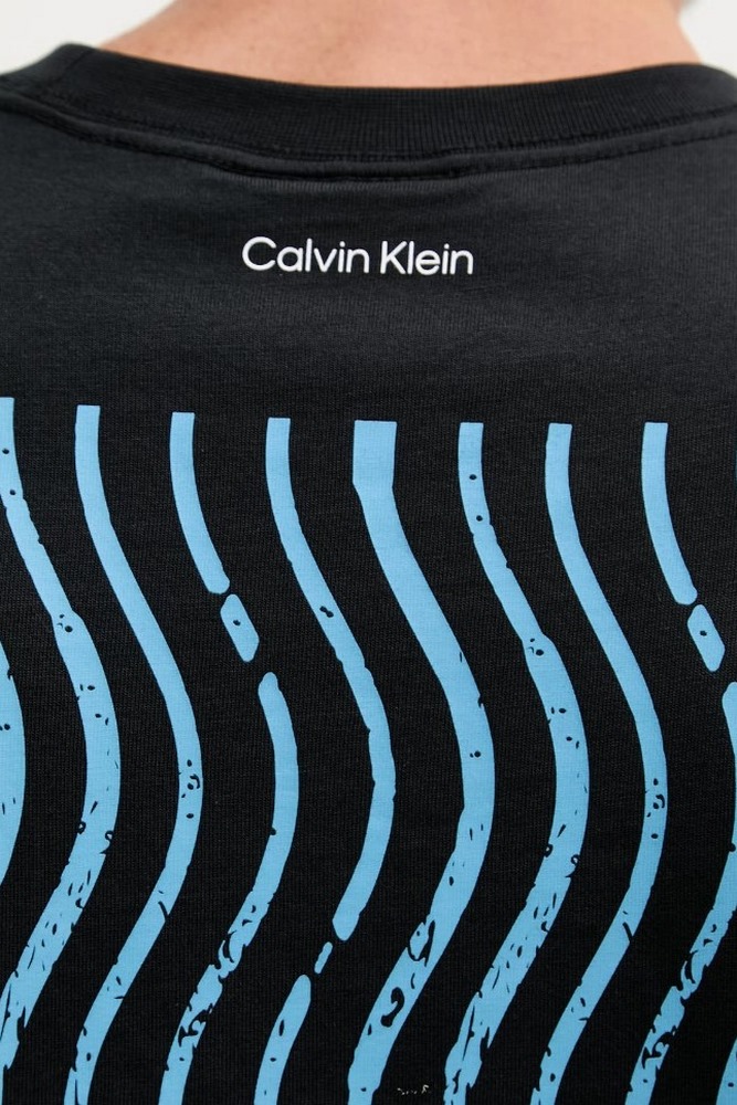 CALVIN KLEIN JEANS 16s CK TRVL LINES GRAPHIC T-SHIRT ΜΠΛΟΥΖΑ ΑΝΔΡΙΚΗ BLACK