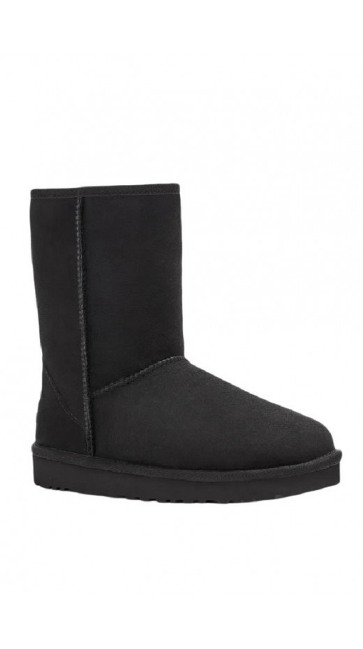 UGG CLASSIC SHORT II BOOT 1016223 ΜΠΟΤΑ ΓΥΝΑΙΚΕΙΑ BLACK