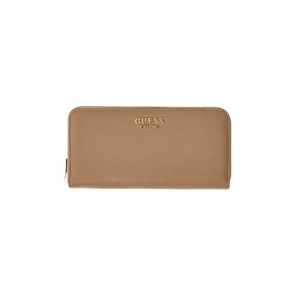 GUESS AMORETTE SLG LRG ZIP AROUND ΠΟΡΤΟΦΟΛΙ ΓΥΝΑΙΚΕΙΟ BEIGE