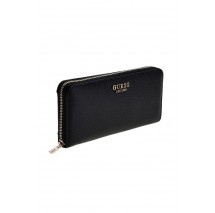 GUESS AMORETTE SLG LRG ZIP AROUND ΠΟΡΤΟΦΟΛΙ ΓΥΝΑΙΚΕΙΟ BLACK