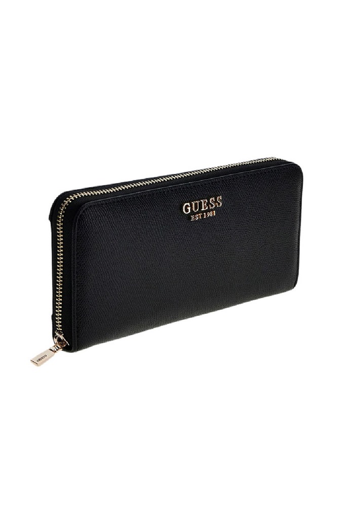 GUESS AMORETTE SLG LRG ZIP AROUND ΠΟΡΤΟΦΟΛΙ ΓΥΝΑΙΚΕΙΟ BLACK
