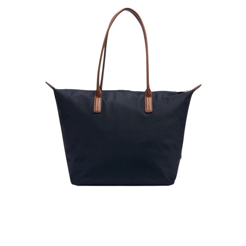 TOMMY HILFIGER POPETTE TOTE CORP ΤΣΑΝΤΑ ΓΥΝΑΙΚΕΙΑ NAVY