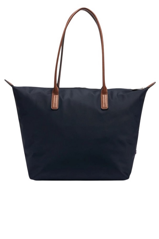 TOMMY HILFIGER POPETTE TOTE CORP ΤΣΑΝΤΑ ΓΥΝΑΙΚΕΙΑ NAVY
