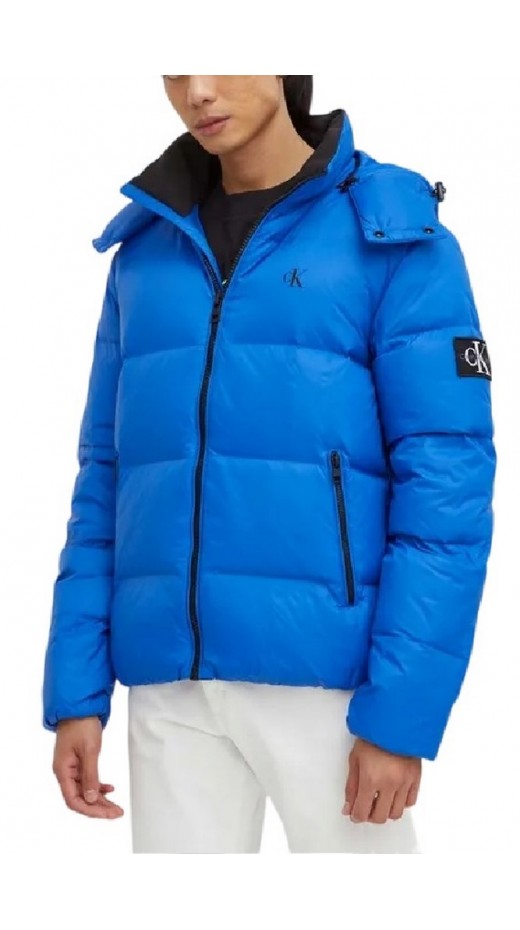 CALVIN KLEIN JEANS ESSENTIALS DOWN JACKET ΜΠΟΥΦΑΝ ΑΝΔΡΙΚΟ BLUE