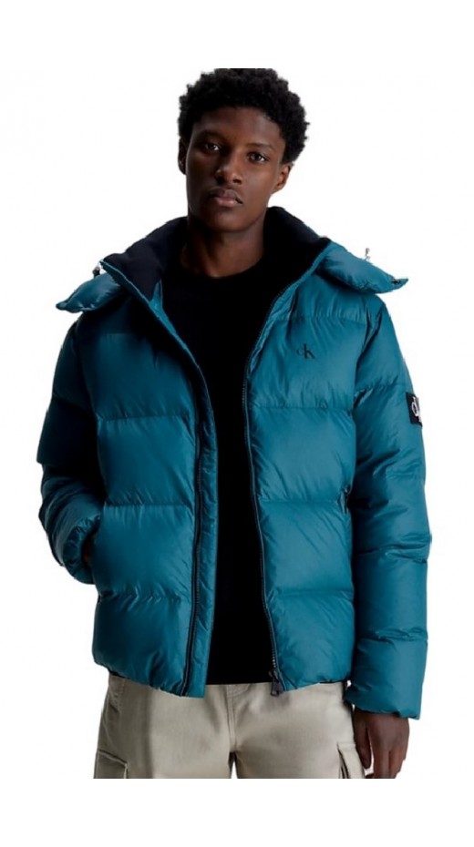 CALVIN KLEIN JEANS ESSENTIALS DOWN JACKET ΜΠΟΥΦΑΝ ΑΝΔΡΙΚΟ GREEN