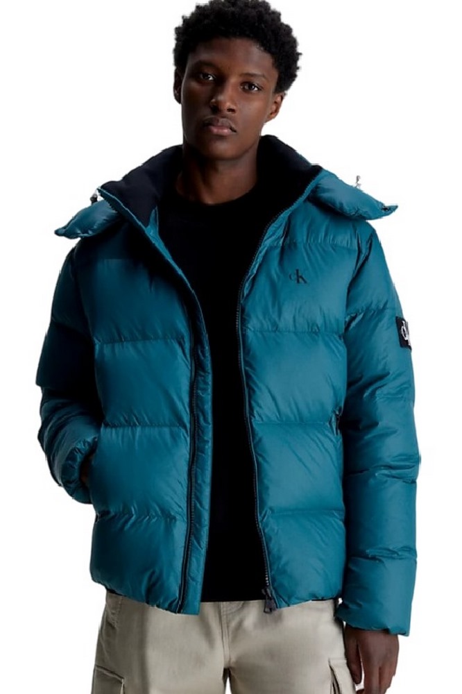 CALVIN KLEIN JEANS ESSENTIALS DOWN JACKET ΜΠΟΥΦΑΝ ΑΝΔΡΙΚΟ GREEN